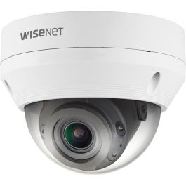 Hanwha QNV-6082R Cámara Domo IP Exterior 2MP PoE IR IP66 IK10 para Vigilancia de Seguridad