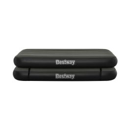 Bestway Airbed Tritech™ Connect and Rest™ Cama Hinchable 3 en 1 - Individual, Elevada o King Size - 188x99x25 cm - Soporta 150 kg