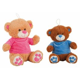 Oso camiseta terciopelo rosa/azul surt. 32 cm Precio: 11.49999972. SKU: S2426824