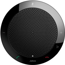 Jabra SPEAK 410 MS Solución de Conferencia USB para PC, Micrófono Omnidireccional y Altavoz, Color Negro