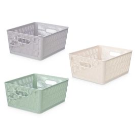 Kipit Caja Soporte Extensible Med, 28x12x23 cm, Plástico, Surtidos Colores Beige/Gris/Verde, 5.8 l (24 Unidades) Kipit Caja Soporte Extensible Med, 28x12x23 cm, Plástico, Surtidos Colores Beige/Gris/Verde, 5.8 l (24 Unidades)