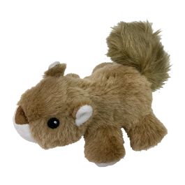 Hunter Juguete para Perros Flingerz Ardilla Peluda con Lanzador Integrado, Nylon Balístico Resistente, Chirriador, Recogida Fácil y Lavable