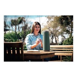 Tramontina Termo con Sifón Exata Verde 1,8 l Polipropileno Interior Cristal Asa Beige