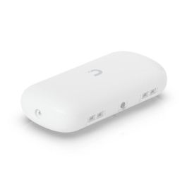 Ubiquiti Caja/Armario Exterior Montaje Polo/Pared Policarbonato Resistente UV para Cableado Fibra Óptica con Carrete Desmontable