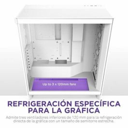 NZXT CM-H72FW-01 H7 Flow - Caja Semitorre de PC ATX/Micro-ATX/Mini-ITX, Blanco