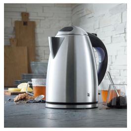 WMF 6130241104 Hervidor de Agua Stelio, 1.7 L, 2400 W, Acero Inoxidable y Negro