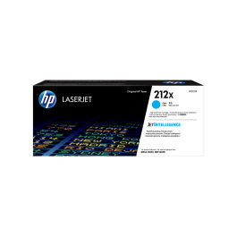 HP Cartucho Tóner Original LaserJet 212X Cian Alta Capacidad 10000 Páginas Precio: 389.68999971. SKU: S8410164