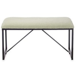 Banco Borreguito Verde Giftdecor 81x42x38 cm - Metal y Tela Banco Borreguito Verde Giftdecor 81x42x38 cm - Metal y Tela
