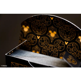 Fournier Baraja de Cartas Bicycle Disney Black and Gold Mickey, Lujo y Estilo con Estampado Dorado