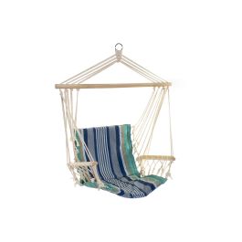 Silla Colgante Terraza Y Jardin DKD Home Decor Azul Multicolor 50 x 100 x 50 cm