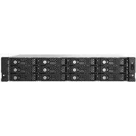 QNAP TL-R1200PES-RP JBOD 12 bahías SATA de 2.5"/3.5" para rack 2U, Carcasa de expansión PCIe, Hot-swap