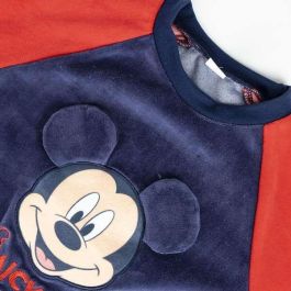 Pijama largo coral fleece aplicaciones mickey 3 años Pijama largo coral fleece aplicaciones mickey 3 años