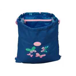 Bolsa Mochila con Cuerdas BlackFit8 Mariposas Multicolor 35 x 40 x 1 cm