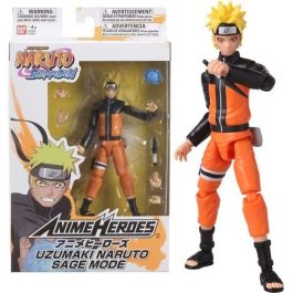 Bandai Figura Anime Heroes Naruto Uzumaki Sage Mode 17cm 16+ puntos de articulación Precio: 29.49999965. SKU: B1675EMTW7