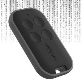 Avidsen AVI1733364154264 Mando a distancia para motor de portón Negro