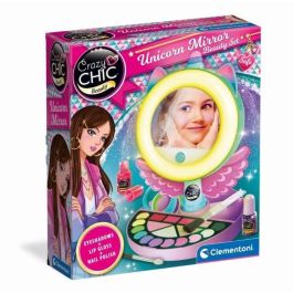 Clementoni CLE8005125188550 Espejo de Maquillaje Unicornio con Aro de Luz y Accesorios de Cabello, Maquillaje y Uñas, +7 Años Precio: 34.50000037. SKU: B1E4Z2LNM9