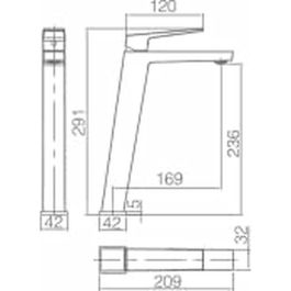 Grifo Monomando Imex BGM BDAR025-3BGM Metal