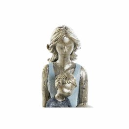 Figura Moderno DKD Home Decor Azul Dorado 9.5 x 18 x 15 cm