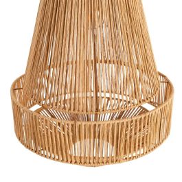 Lámpara Techo Natural Cuerda de Papel 30 X 30 X 40 cm