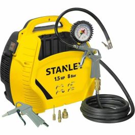 Stanley AIR KIT Compresor de aire 1.5 HP sin tanque coaxial sin aceite ultracompacto portátil con kit de inflado, pistola y manguera Precio: 132.49999972. SKU: B1HKDFBA9N