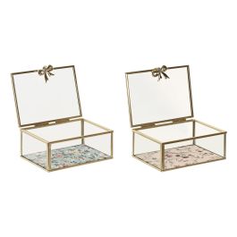 DKD Home Decor Joyero Shabby Beige Verde 11 x 6 x 14 cm (4 Unidades) Precio: 27.69000058. SKU: B122LJ3R7X