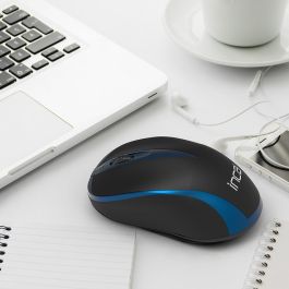 INCA IWM-221RSMV Ratón Inalámbrico Nano-USB 1000 DPI Azul 10m