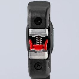 Knipex Alicate Abrazadera PreciStrip16 Automático para Cables AWG 6, Pelacables Negro/Rojo 190mm