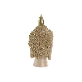 DKD Home Decor Figura Buda Oriental Beige Dorado Resina 14 x 26.5 x 14 cm (6 Unidades)