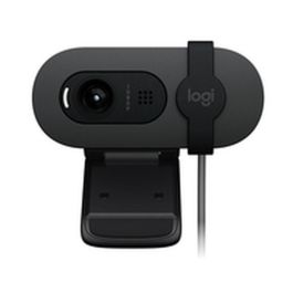 Logitech Brio 105 Business Webcam 1080p con Obturador de Privacidad, Micrófono y Plug-and-Play. Ideal para Empresas, compatible con Windows, macOS, Google Meet.