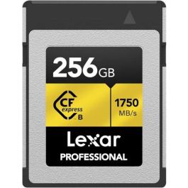 Lexar 256GB Professional CFexpress 4.0 Type-B Card, 3700MB/s Read, 3400MB/s Write, VPG 400 LCXEXD4256G-RNENG Precio: 304.59000033. SKU: B17F2M4SCR