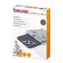 Beurer HK-125-XXL Almohadilla Electrónica Gris Marengo Tacto Suave Calentamiento Rápido Lavable (40x60 cm)