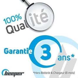 Scooter y bicicleta anti -theft - Beepper - Cable de 60 cm - Código de 4 -dígito - Azul Scooter y bicicleta anti -theft - Beepper - Cable de 60 cm - Código de 4 -dígito - Azul