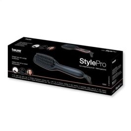 Beurer HS-60 Cepillo Alisador Eléctrico con Pantalla LCD y Función Iónica para Cabello Liso y Sin Electricidad Estática