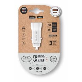 Cargador Tech-One-Tech Doble Mechero Coche Usb-C + Usb-A Precio: 7.49999987. SKU: B13B23DGLB