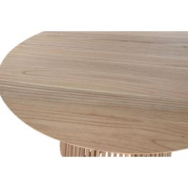 DKD Home Decor Mesa Redonda Comedor Scandi Natural 150x150x77 cm