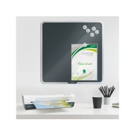 Leitz Plastificadora iLam Home DIN A4, 2 Rodillos, Hasta 125 micras, Color Blanco/Gris