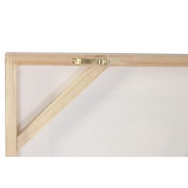 DKD Home Decor Cuadro Shabby Blanco Beige 3 x 100 x 100 cm (2 Unidades)