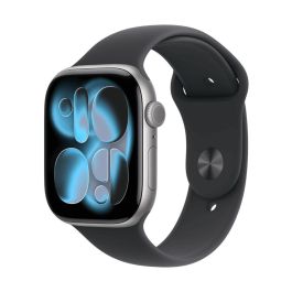 Apple Watch Series 11 GPS/Cellular 42mm Gris Espacial Correa Deportiva Negra M/L MF8C4QL/A