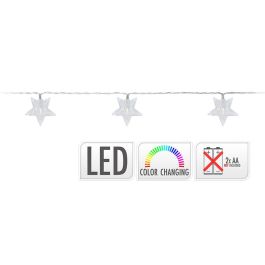 Decorative Lightning Guirnalda a pilas fija 10 leds multicolor, 1.3m, IP20, cable transparente Precio: 3.50000002. SKU: S7902251