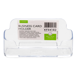 Q-connect Portatarjetas de visita metacrilato cristal capacidad 50-60 tarjetas medidas 110x70x31 mm Precio: 50.49999977. SKU: B174HGK5GT