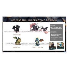 Mini dragones interactivos con sonidos. 20,32x19,05x8,13 cm - modelos surtidos Mini dragones interactivos con sonidos. 20,32x19,05x8,13 cm - modelos surtidos