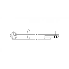 Cordial Cable De Audio Xlr Hembra / Jack Estéreo - 6 M