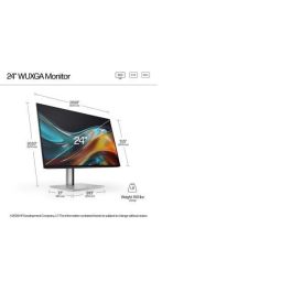 HP 724pn Monitor Series 7 Pro de 24 pulgadas WUXGA 16:10 con Precisión de Color, Marco Micro-Borde y Diseño Ergonómico HP 724pn Monitor Series 7 Pro de 24 pulgadas WUXGA 16:10 con Precisión de Color, Marco Micro-Borde y Diseño Ergonómico