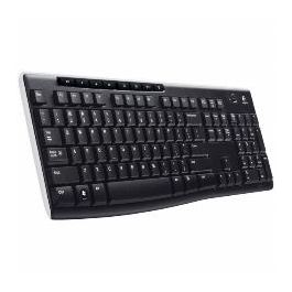 Logitech Teclado Inalámbrico K270 Negro, Tecnología 2.4 GHz, 24 Meses Duración Pilas, 8 Botones Acceso Rápido Precio: 32.79000054. SKU: S8412246