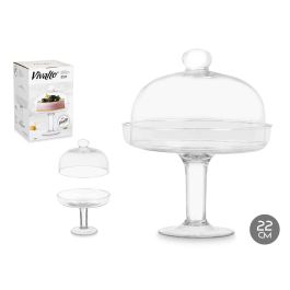 Tartera con Tapa Vivalto 24 cm, Cristal Transparente (4 Unidades) Precio: 41.50000041. SKU: B1HCMDAMZT