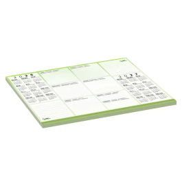 Liderpapel Planning Sobremesa Semanal 2027-2028 40x60 cm 50 Hojas 90 gr