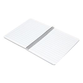 Cuaderno Espiral Liderpapel Cuarto Pautaguia Tapa Dura 80H75 gr Cuadro Pautado 3 mm Con Margen 6 unidades