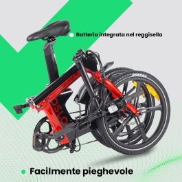 Bicicleta Eléctrica Youin BK1900 OSLO Rojo