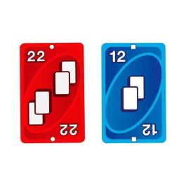 Mattel Games Jhh48 Juego de Cartas UNO Zero para Niños y Adultos, Noches en Familia, Fiestas, Viajes +7 Años