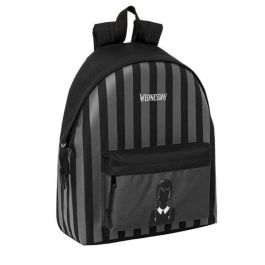 Mochila Escolar Wednesday Negro 33 x 42 x 15 cm
